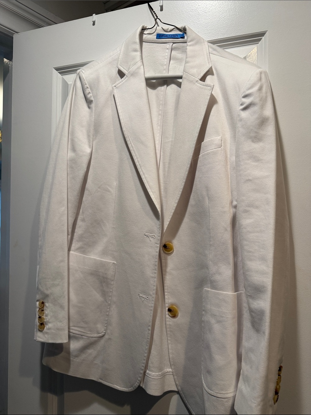 J. McLaughlin Ivory Single-Breasted Women's Blazer